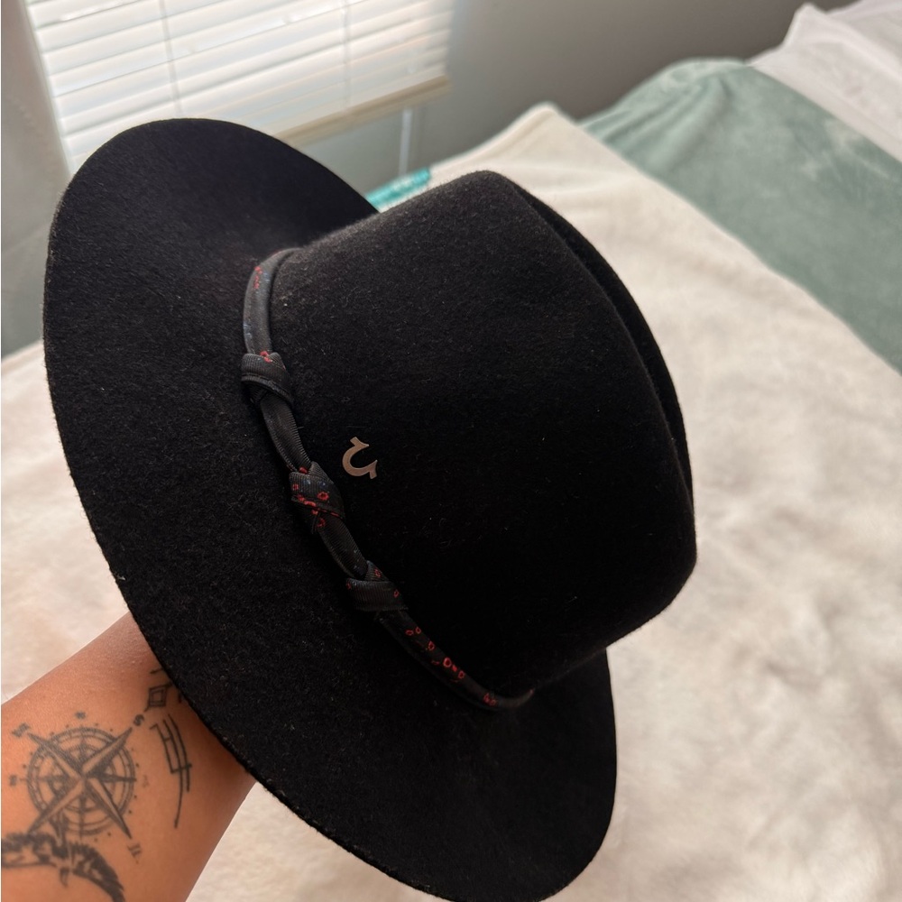 True Religion Black Wool Hat